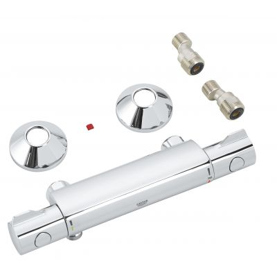 Grohe Grohtherm 800 34558000 bateria prysznicowa ścienna termostatyczna starlight chrome