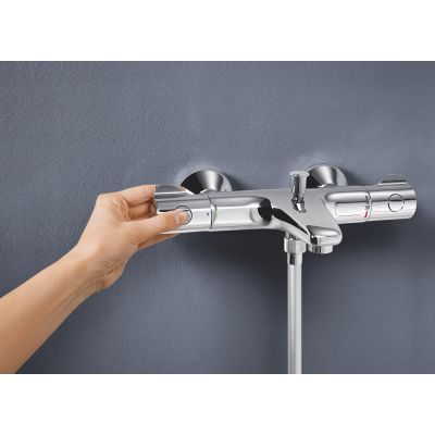 Grohe Grohtherm 800 34567000 bateria wannowo-prysznicowa ścienna termostatyczna chrom
