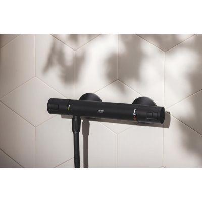Grohe Precision 345942430 bateria prysznicowa ścienna termostatyczna czarna