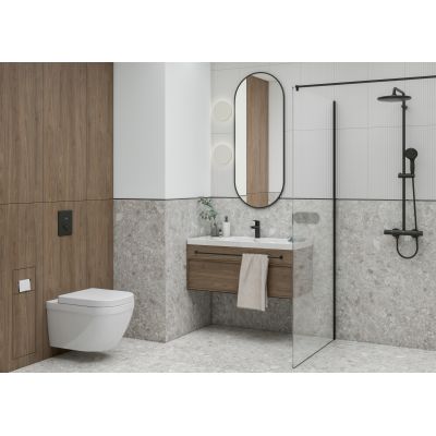 Grohe Vitalio Start Shower System 266772430 zestaw prysznicowy ścienny termostatyczny z deszczownicą czarny