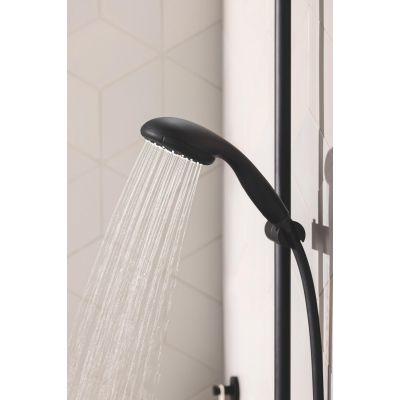 Grohe Vitalio Start Shower System 266772430 zestaw prysznicowy ścienny termostatyczny z deszczownicą czarny