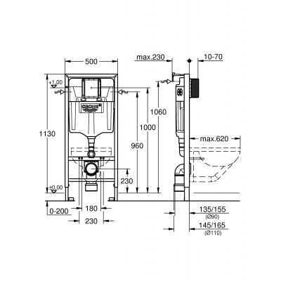 Zestaw Grohe Skate 38732000 + Grohe Rapid SL 38539001
