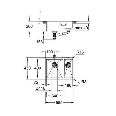 Zestaw Grohe 30529001, 31577SD1