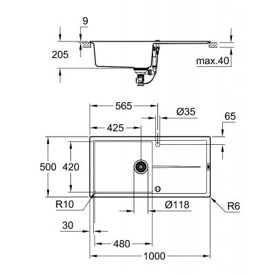 Zestaw Grohe 304702430, 31641AP0