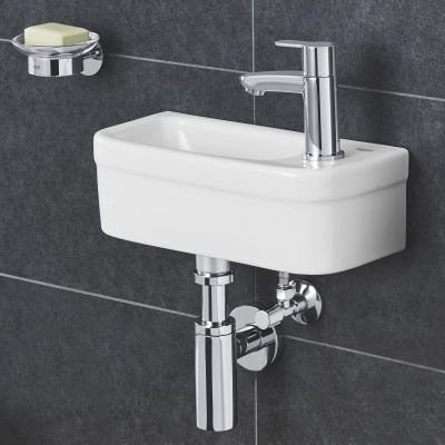 Grohe Euro Ceramic 39327000 umywalka 37x18 cm półokrągła ścienna biała