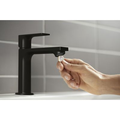 Hansgrohe Rebris E 72559670 bateria umywalkowa stojąca czarny
