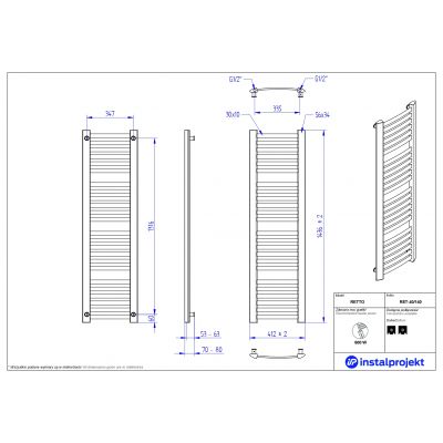 Zestaw Instal Projekt 606400001C31, RET40140C31