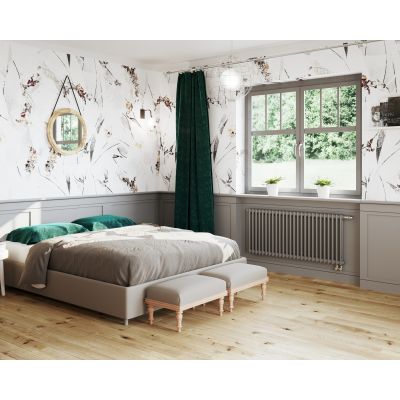 Instal Projekt Tubus 2 TUB218006D50 grzejnik pokojowy 180x30.3 cm podłączenie dolne biały