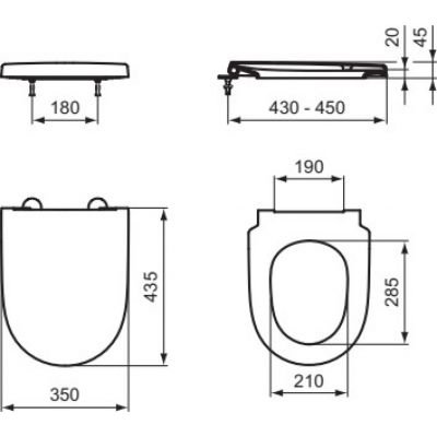 Zestaw Ideal Standard R0121A6, R020467, T572501