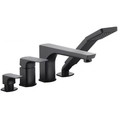 KFA Armatura Mokait 553521081 bateria wannowo-prysznicowa nawannowa czarny