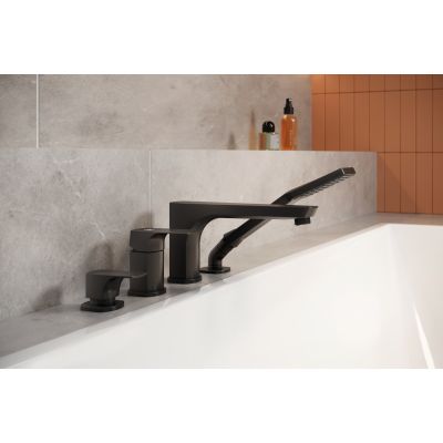 KFA Armatura Mokait 553521081 bateria wannowo-prysznicowa nawannowa czarny