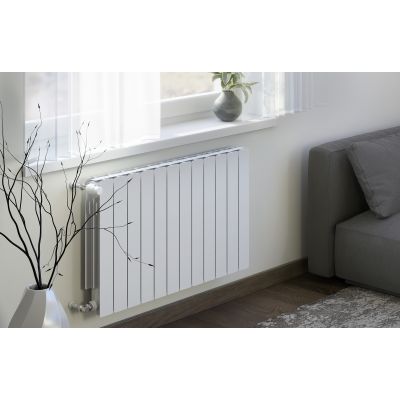 KFA Armatura ADR 76308044 grzejnik pokojowy 57x64.4 cm podłączenie boczne biały