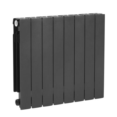 KFA Armatura ADR 76308061 grzejnik pokojowy 57x64.4 cm podłączenie boczne grafitowy