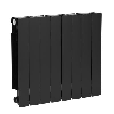 KFA Armatura ADR 76308081 grzejnik pokojowy 57x64.4 cm podłączenie boczne czarny