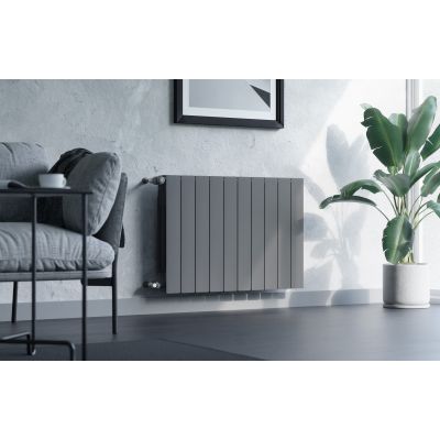 KFA Armatura ADR 76312061 grzejnik pokojowy 57x96.6 cm podłączenie boczne grafitowy