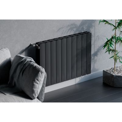 KFA Armatura ADR 76312081 grzejnik pokojowy 57x96.6 cm podłączenie boczne czarny