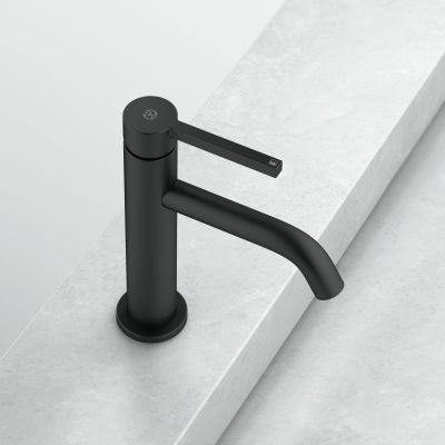Kludi Nova Fonte Pura 202883915 bateria umywalkowa stojąca czarna