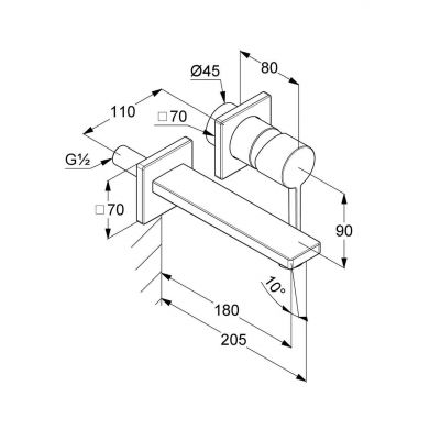 Kludi Zenta SL 482440565 bateria umywalkowa