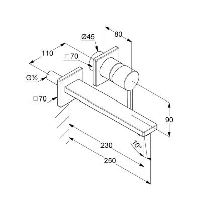 Kludi Zenta SL 482450565 bateria umywalkowa