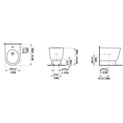 Laufen The New Classic H8328510003021 bidet stojący biały