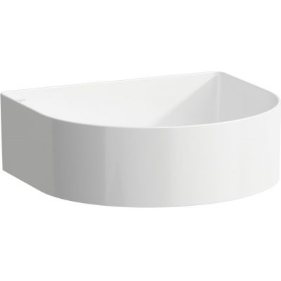 Laufen Sonar H8123420001121 umywalka 41x36.5 cm półokrągła nablatowa biała