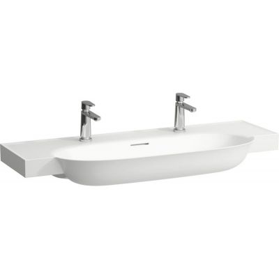Laufen The New Classic H8138584001071 umywalka 120x48 cm półokrągła ścienna-meblowa biała
