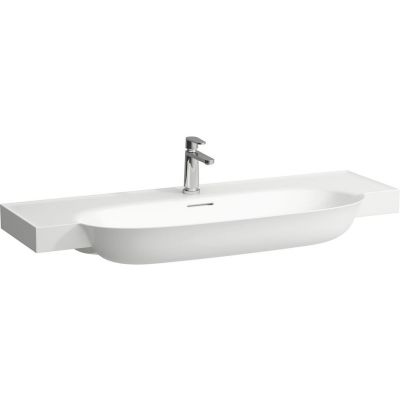 Laufen The New Classic H8138587571091 umywalka 120x48 cm półokrągła ścienna-meblowa biała