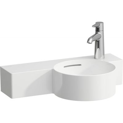Laufen Val H8152844001061 umywalka 55x31.5 cm półokrągła ścienna biała