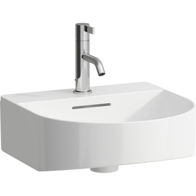Laufen Sonar H8153410001091 umywalka 42x41 cm półokrągła ścienna biała