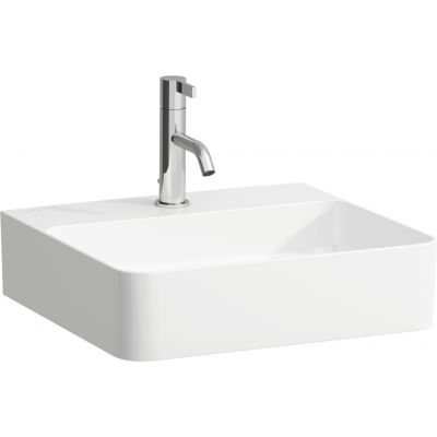 Laufen Val H8162804001041 umywalka 45x42 cm prostokątna ścienna-nablatowa biała