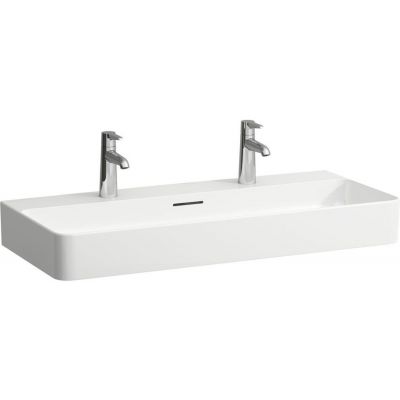 Laufen Val H8162877571041 umywalka 95x42 cm prostokątna ścienna-nablatowa biała
