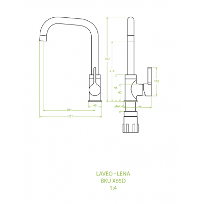 Laveo Lena BKU965D bateria kuchenna