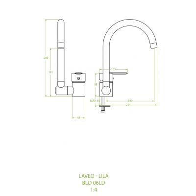 Laveo Lila BLD06LD bateria kuchenna