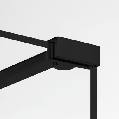 New Trendy New Modus Black EXK5568 ścianka prysznicowa walk-in 130 cm czarny mat/szkło przezroczyste
