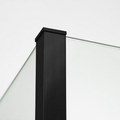 New Trendy New Modus Black EXK5568 ścianka prysznicowa walk-in 130 cm czarny mat/szkło przezroczyste
