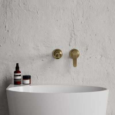 Omnires Art Deco AD5115BR bateria umywalkowa podtynkowa mosiądz/brąz antyczny