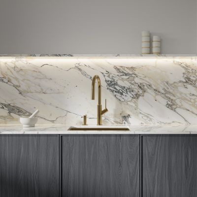 Omnires Bend BE6455BSB bateria kuchenna stojąca