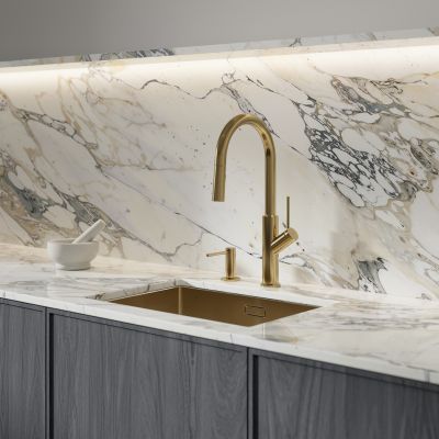 Omnires Bend BE6455BSB bateria kuchenna stojąca