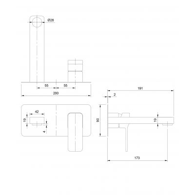 Zestaw Omnires Slide SL7715GR + Omnires Nelson NL80510GR + Omnires Nelson NL80620GR