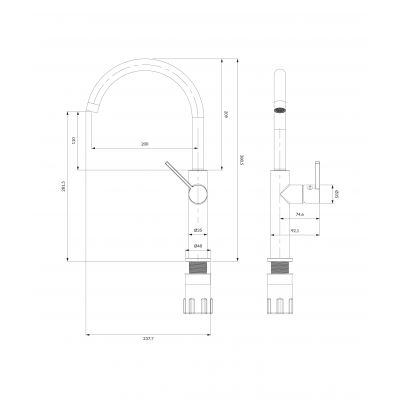 Omnires Tula TL6050BL bateria kuchenna