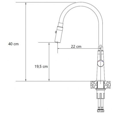 Quadron Gina 3922505BSBL bateria kuchenna stal szlachetna