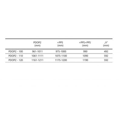 Ravak Pivot 03GG0101Z1 drzwi prysznicowe