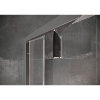 Ravak Nexty 03O40C00Z1 drzwi prysznicowe 80 cm uchylne srebrny połysk/szkło przezroczyste