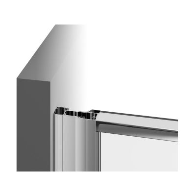 Ravak Nexty 03O40C00Z1 drzwi prysznicowe 80 cm uchylne srebrny połysk/szkło przezroczyste