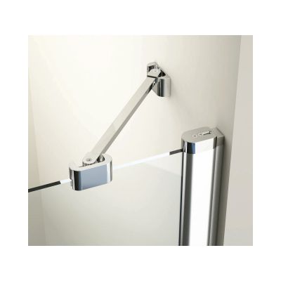 Ravak Chrome 3Q170C00Z1 kabina prysznicowa 90x90 cm półokrągła aluminium połysk/szkło przezroczyste