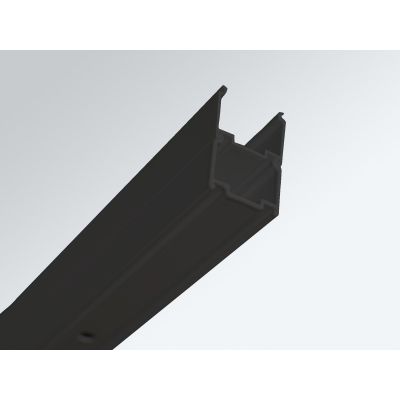 Ravak Nexty 90O40300Z1 ścianka prysznicowa 80 cm czarny mat/szkło przezroczyste