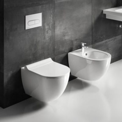 Ravak Chrome X01535 miska wc wisząca bez kołnierza biały połysk
