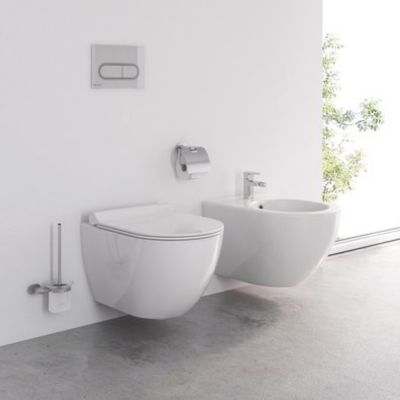 Ravak Chrome X01535 miska wc wisząca bez kołnierza biały połysk