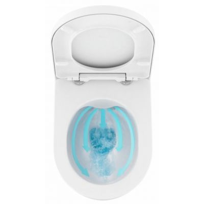 Ravak Chrome X01535 miska wc wisząca bez kołnierza biały połysk
