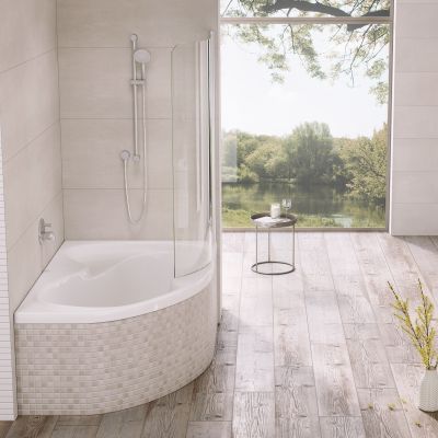 Ravak Rosa II CL21000000 wanna narożna 160x105 cm prawa biała